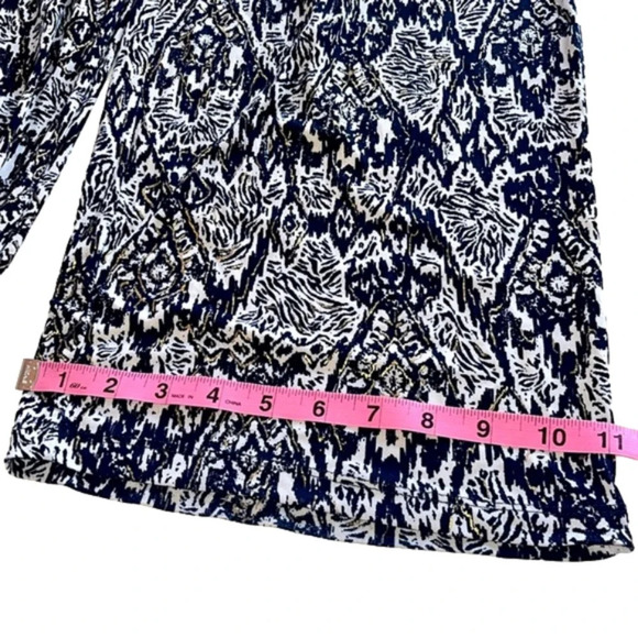 Iman M/L patterned pants stretchy waist comfy lightweight business casual pants - Picture 6 of 10
